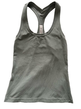 Lululemon Nulu Cool Racerback Tank Misty Sage Green - Size 4